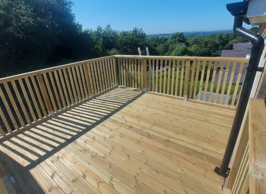 Decking fitting and supply service North Wales